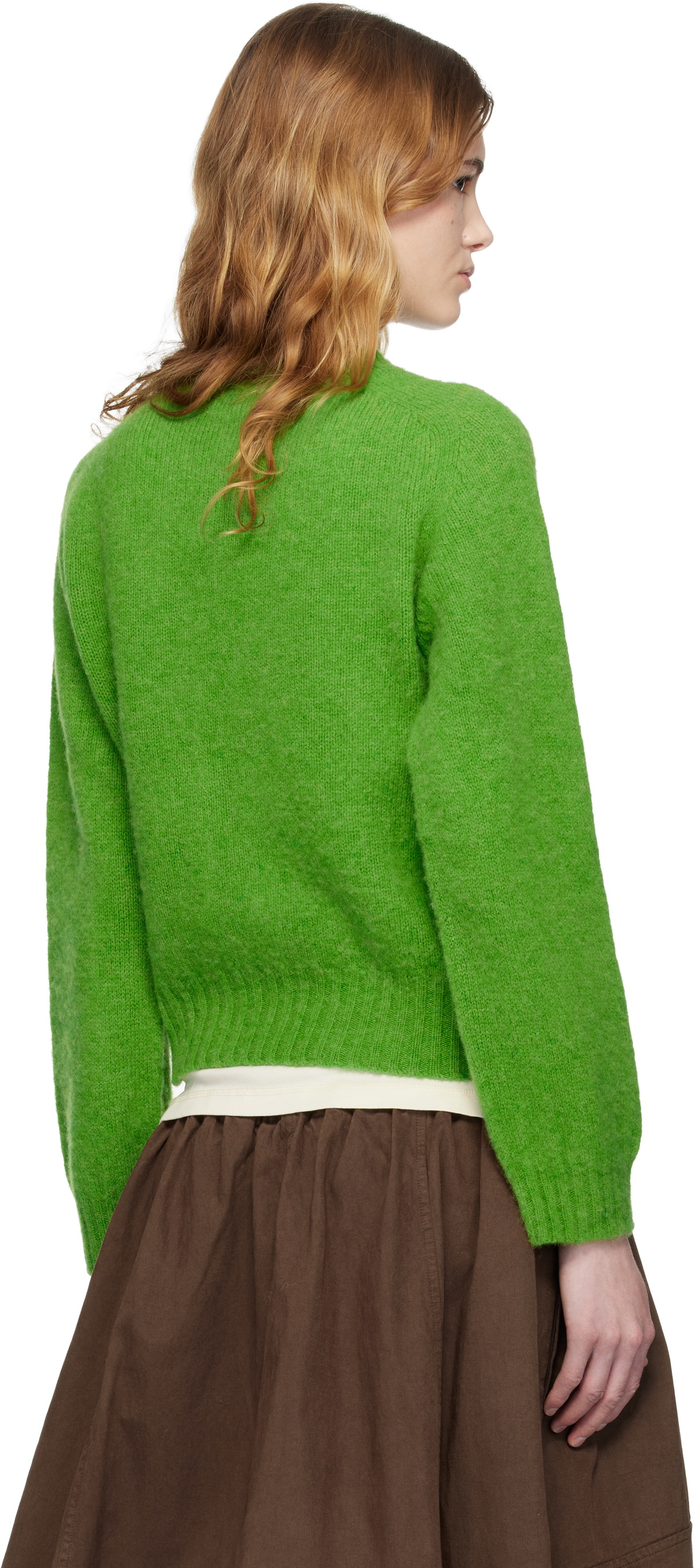 YMC SSENSE Exclusive Green Jets Sweater