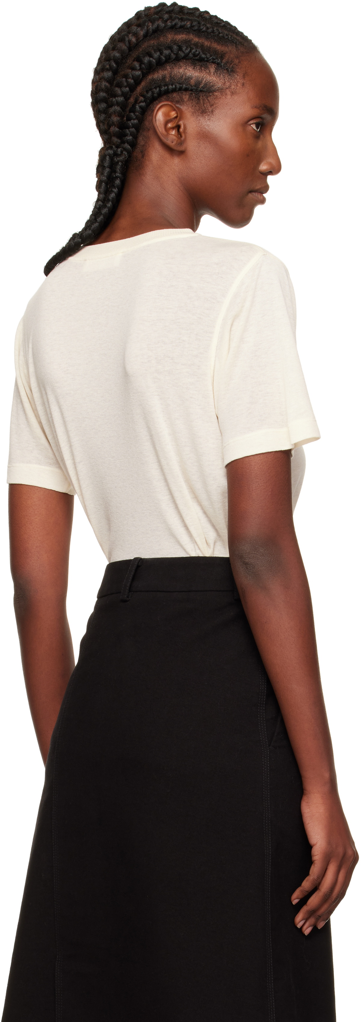 GIA STUDIOS Off-White Camille T-shirt