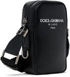 Dolce&Gabbana Black Logo Messenger Bag