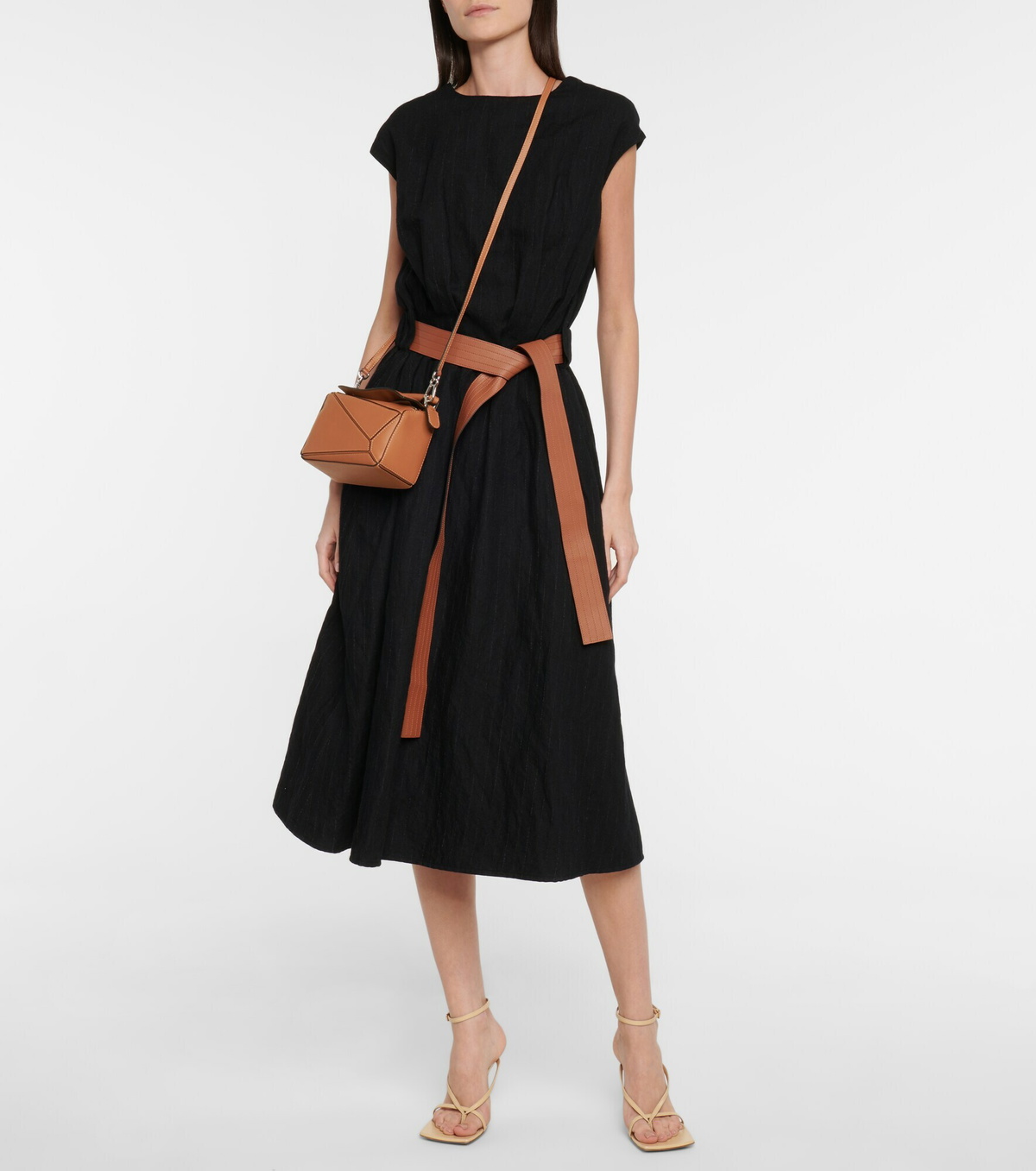 Loewe - Puzzle Mini leather shoulder bag