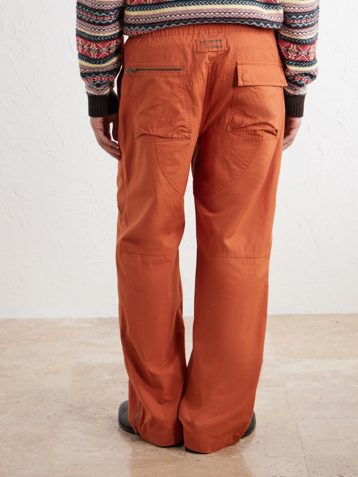 Aimé Leon Dore - Aviator Straight-Leg Cotton-Canvas Trousers - Orange