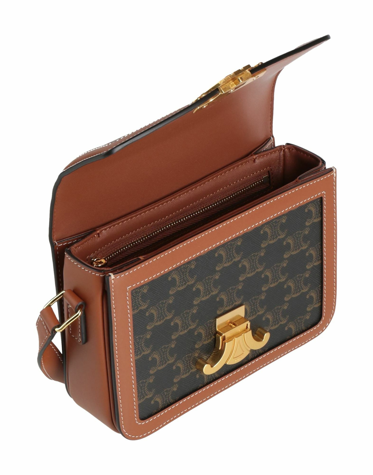 Celine Womens Cross-body bag Dark in Brown