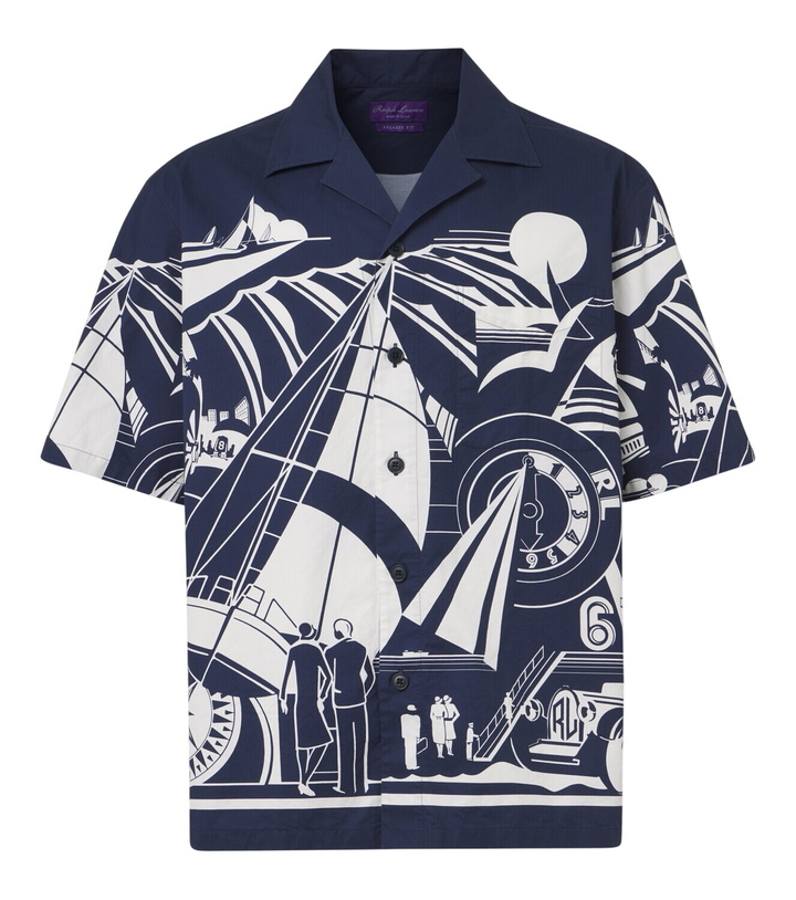 Photo: Ralph Lauren Purple Label Printed cotton shirt