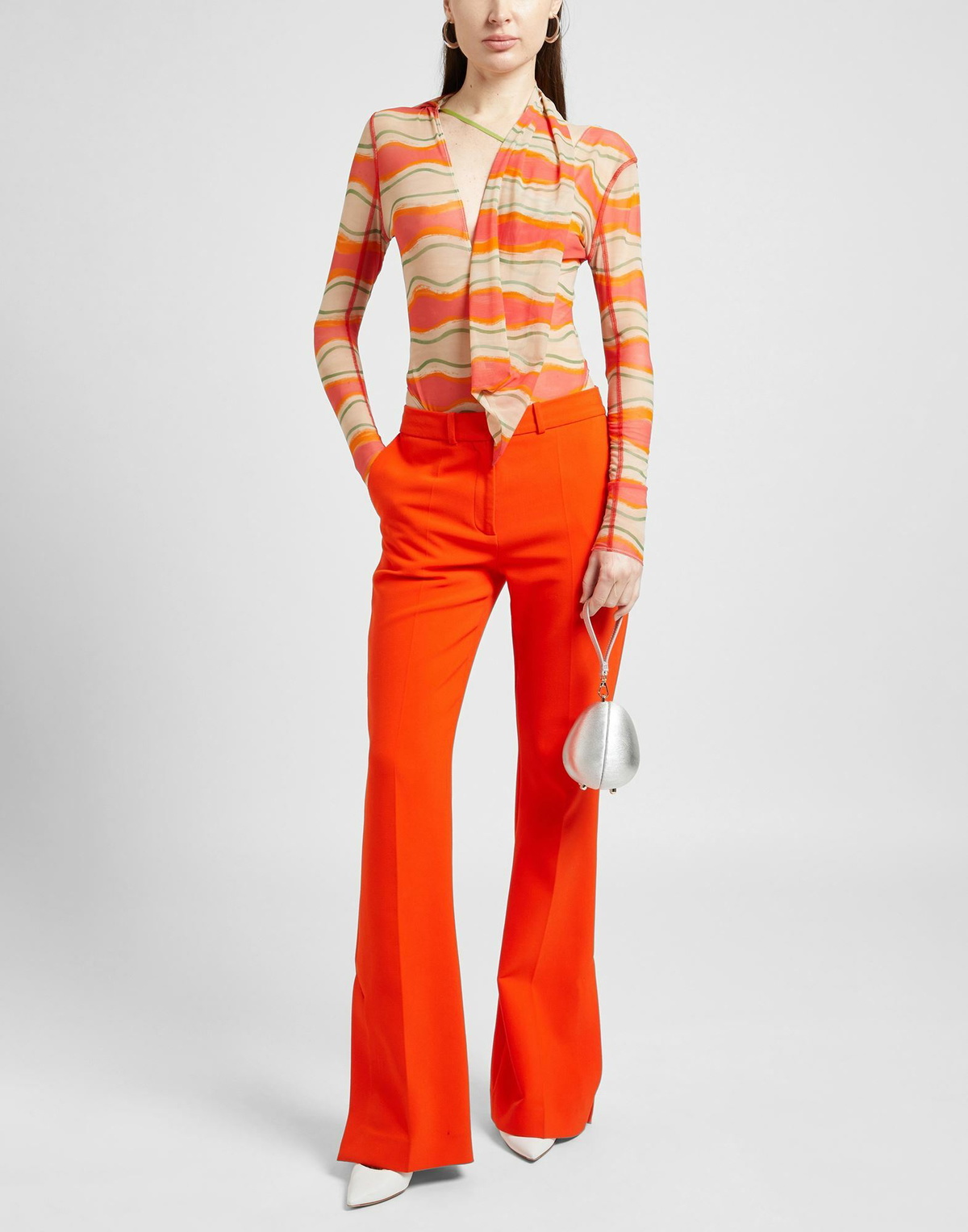 Jacquemus Womens Bodysuit in Beige