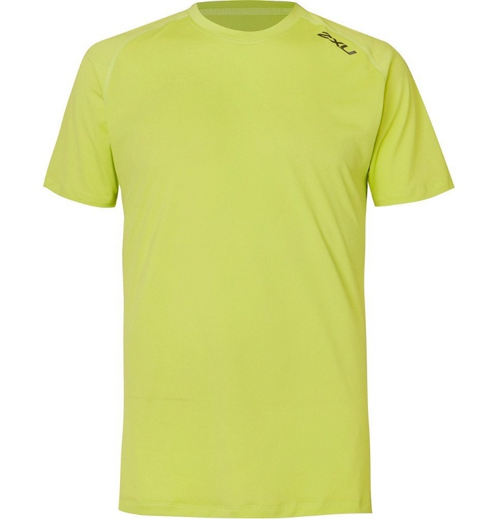 Photo: 2XU - GHST Stretch-Jersey T-Shirt - Yellow