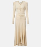 Isabel Marant Nejma gathered midi dress
