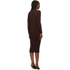 ISSEY MIYAKE Brown October Spongy-58 Midi Dress