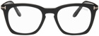 TOM FORD Black Blue Block Square Glasses