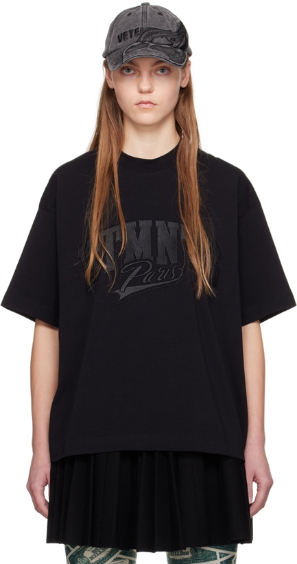 Photo: VTMNTS Black Embroidered T-Shirt