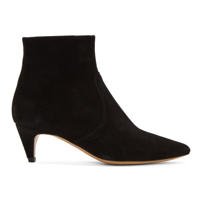 Isabel Marant Black Suede Derst Boots Isabel Marant