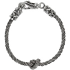 Emanuele Bicocchi Silver Twisted Knot Bracelet