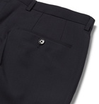 Hugo Boss - Navy Genesis Slim-Fit Wool and Cashmere-Blend Suit Trousers - Men - Navy