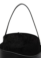 The Row Park Large Leather Tote - Black - One Size