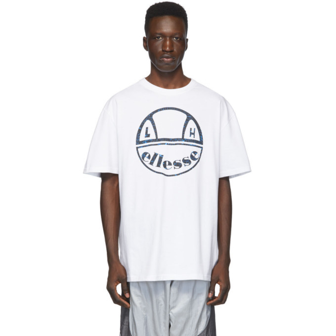 Liam Hodges White Ellesse Edition Curve T-Shirt Liam Hodges