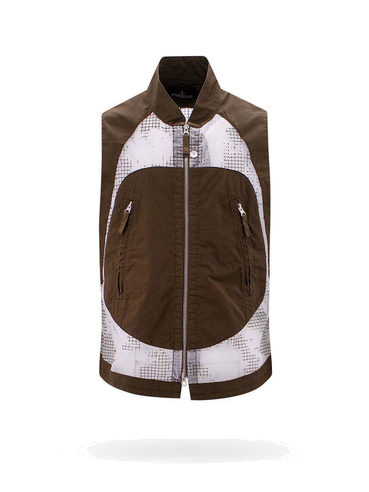 ジャケット・アウター STONE  Shadow Project Liner Gilet Stone Island Shadow Project Men's Liner Gilet in Black Stone