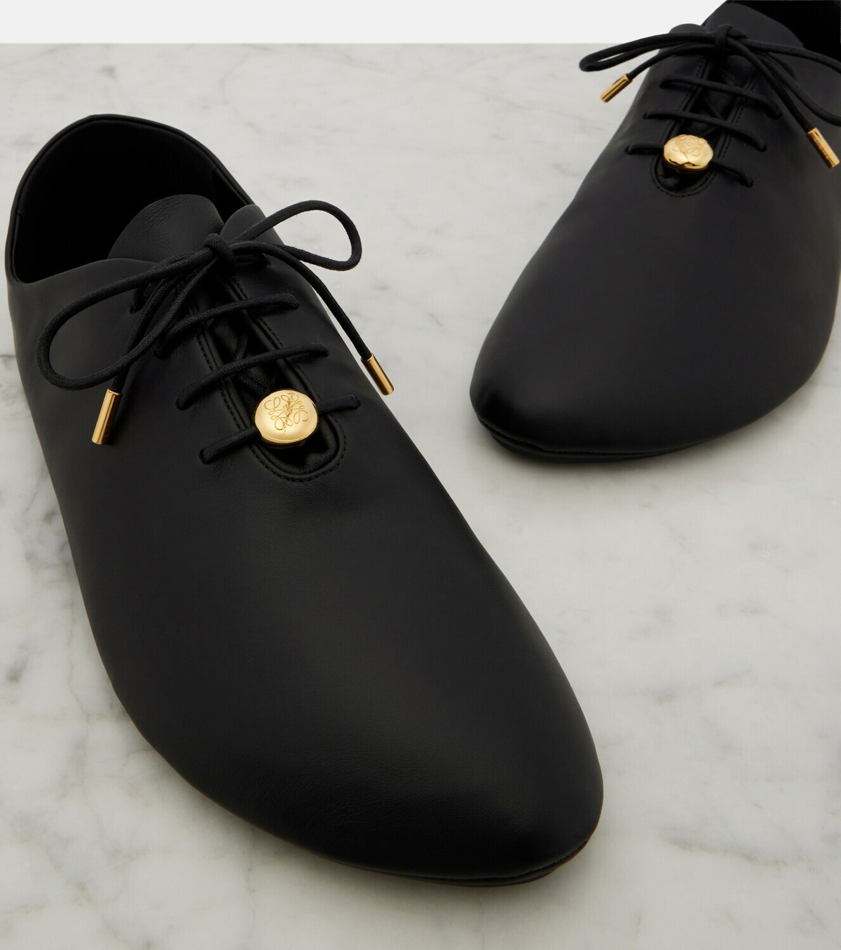 Loewe Pebble Soft leather sneakers