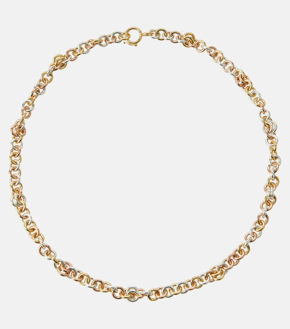 Spinelli Kilcollin - Serpens 18kt gold, rose gold and sterling silver chain necklace