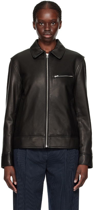 Photo: rag & bone Black Manon Leather Jacket