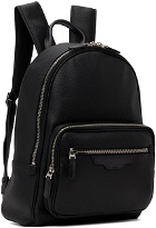 Santoni Black Patch Backpack