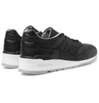 New Balance - M997 Full-Grain Leather Sneakers - Black