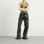 Ottolinger Women's Glazed Baggy Jeans in Black