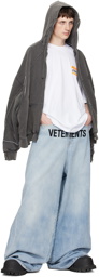 VETEMENTS White 'My Name Is' T-Shirt