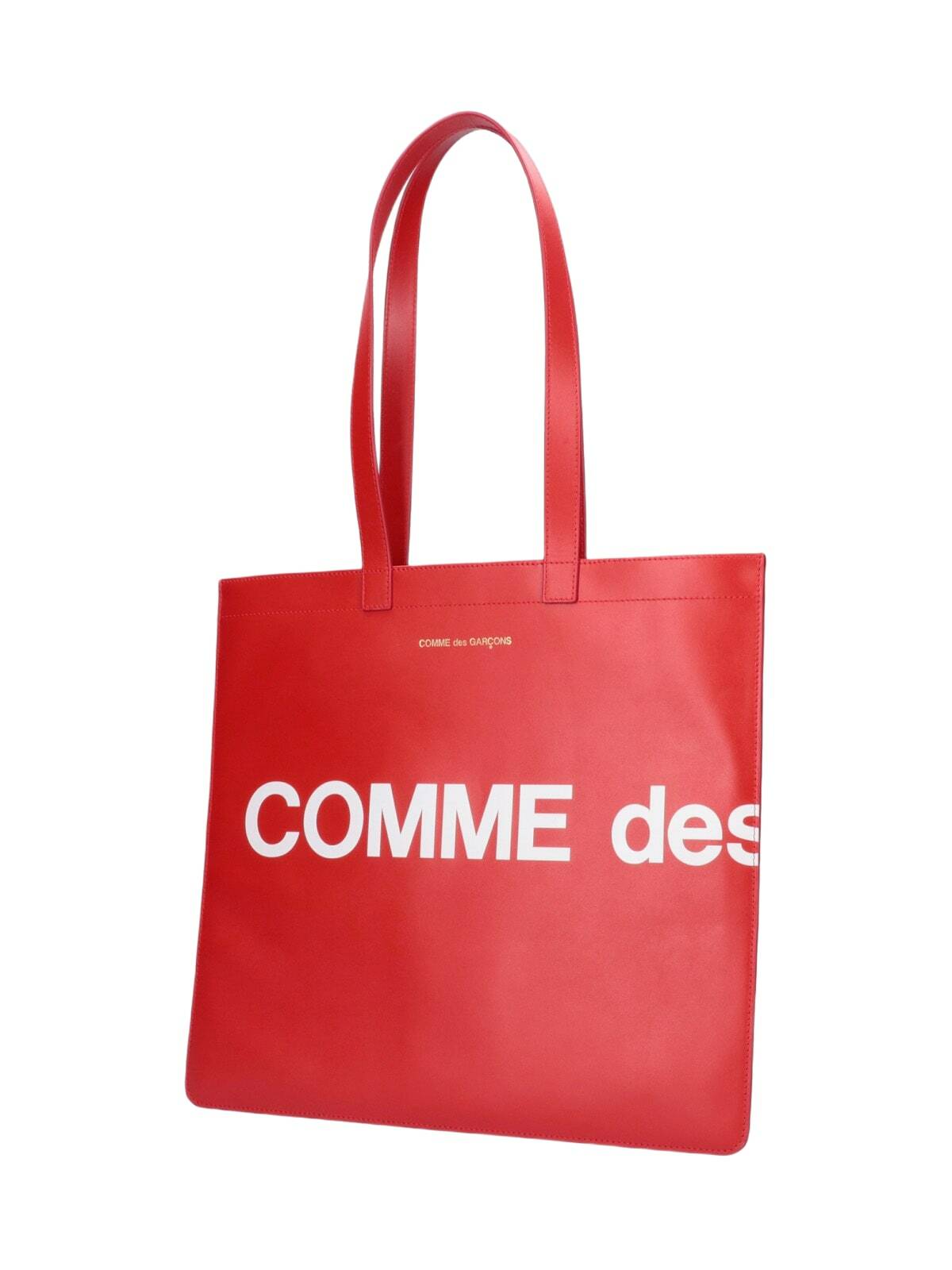 Comme des Garçons Wallet Logo Tote Bag
