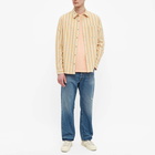 Maison Kitsuné Men's Double Fox Head Patch T-Shirt in Peach