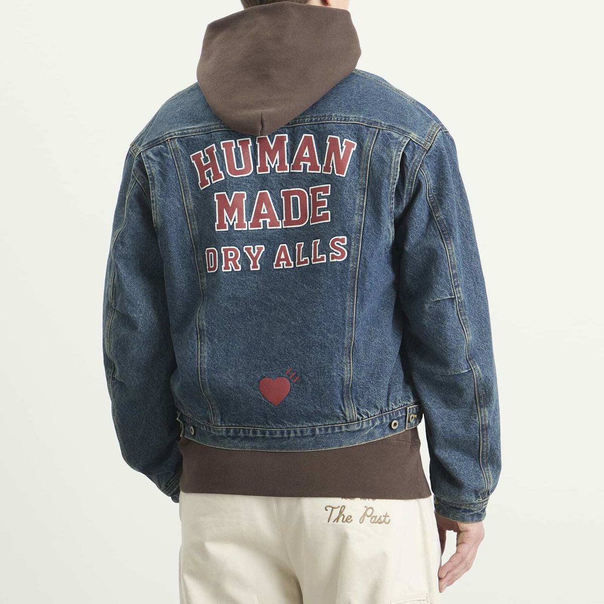Human Made Men's Corduroy Collar Denim Jacket in Indigo