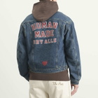 Human Made Men's Corduroy Collar Denim Jacket in Indigo