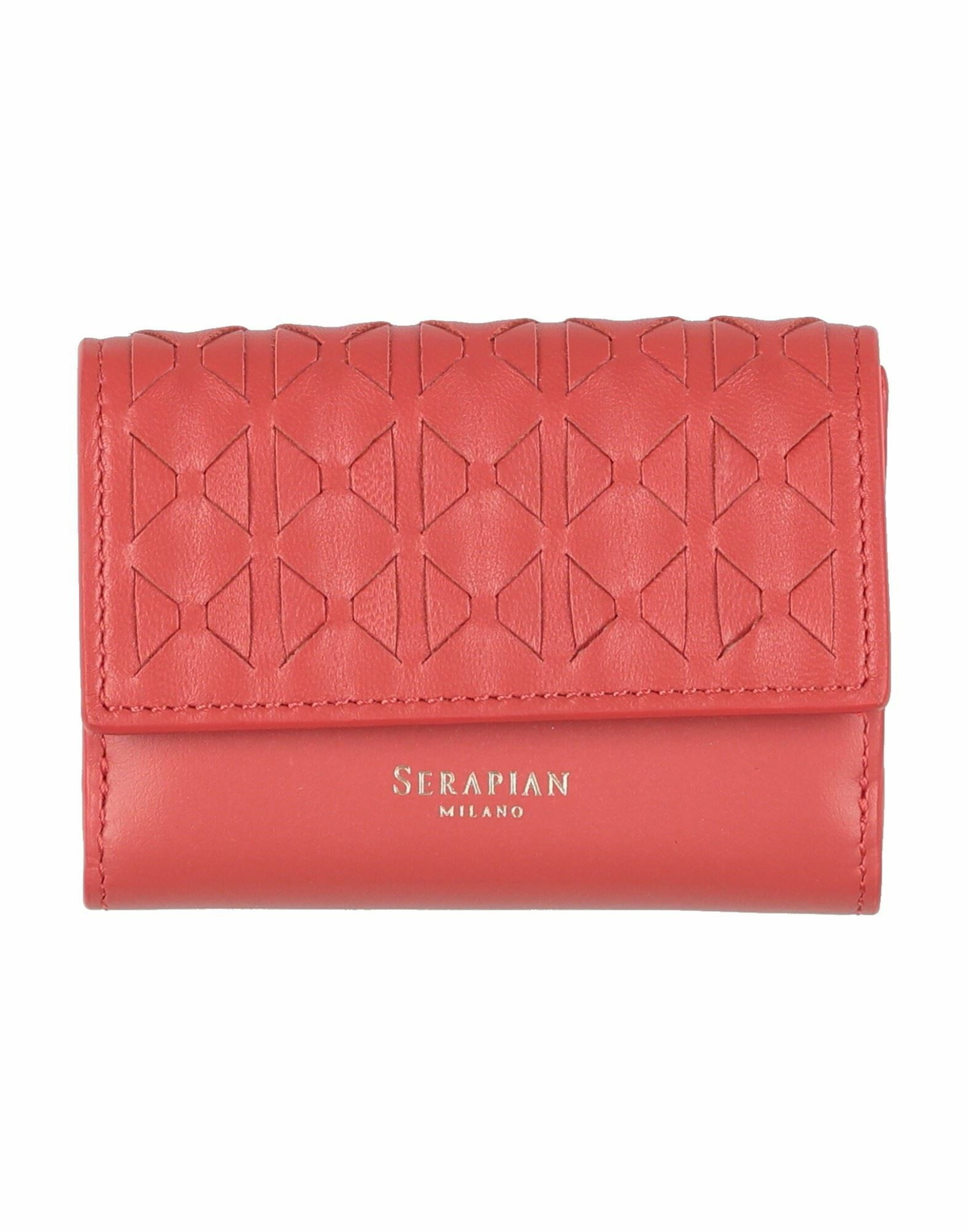 Serapian Womens Wallet in Tomato red