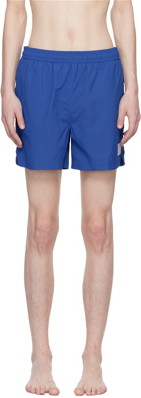 Photo: A-COLD-WALL* Blue Essential Swim Shorts