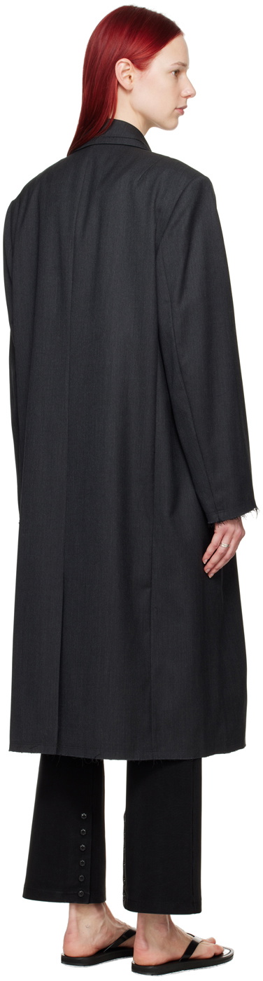 Youth Gray Oversized Coat