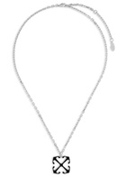 Off-white Arrows Necklace - Silver - One Size
