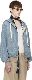 Edward Cuming Blue Flex Hoodie