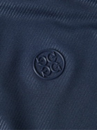 G/FORE - Slim-Fit Logo-Debossed Stretch-Jersey Golf Polo Shirt - Blue
