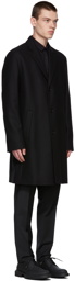 Hugo Black Wool Coat