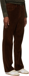 Marni Brown Corduroy Flared Trousers