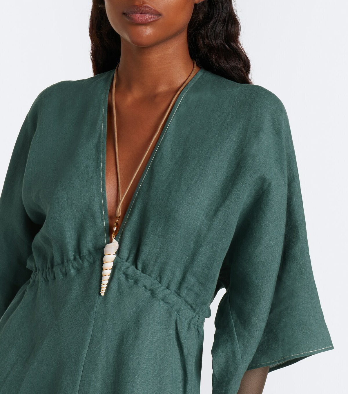 Eres Brilliance linen midi dress