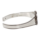 Alexander McQueen Silver Lion Shield Bracelet