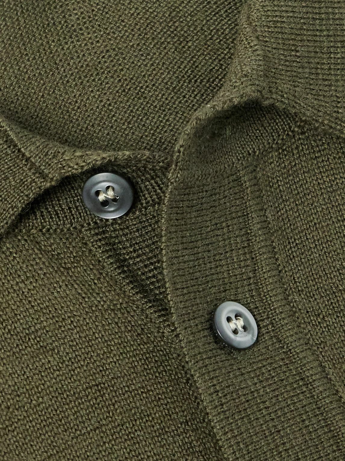 Massimo Alba - Wool Polo Shirt - Green