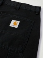 Carhartt WIP - Double Knee Straight-Leg Cotton-Canvas Carpenter Trousers - Black
