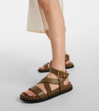 Jimmy Choo Blaise leather sandals