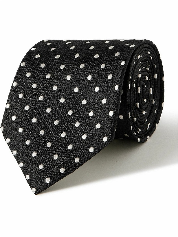 Photo: Favourbrook - Pickwick 7.5cm Polka-Dot Silk-Jacquard Tie