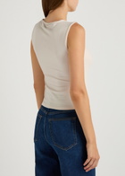 Reformation Wren Stretch-cotton top Cream