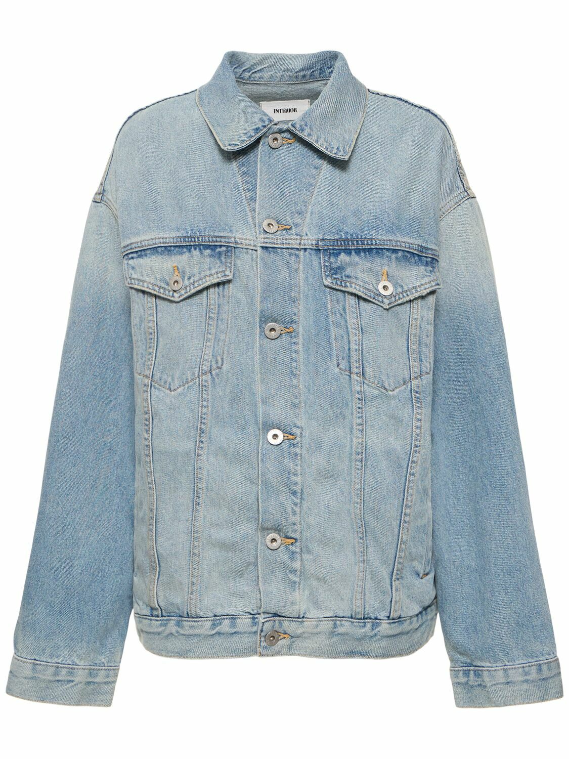 【関税込み】Interior ブルー The Remy デニムジャケット Interior Blue 'The Remy' Denim Jacket Interior