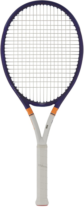 Photo: Wilson Navy Roland Garros Ultra 100 Tennis Racket