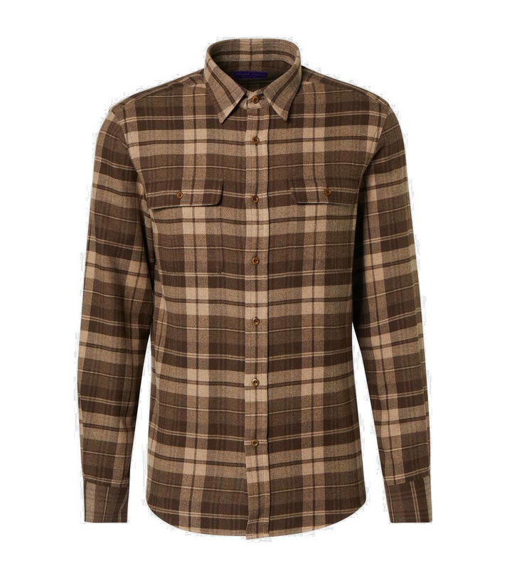 Photo: Ralph Lauren Purple Label Plaid cotton shirt