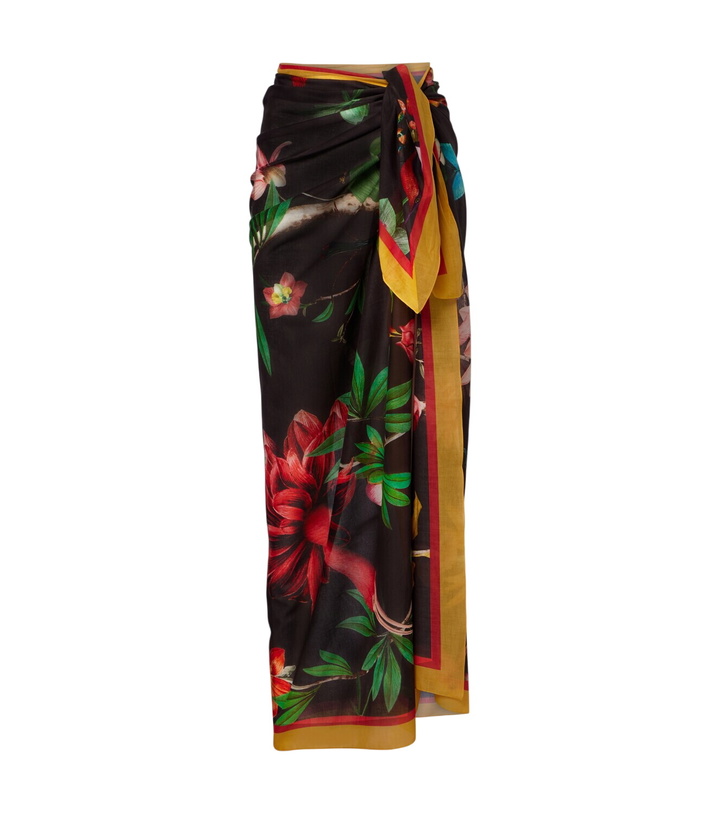 Photo: La DoubleJ Zooflora Placée cotton beach cover-up