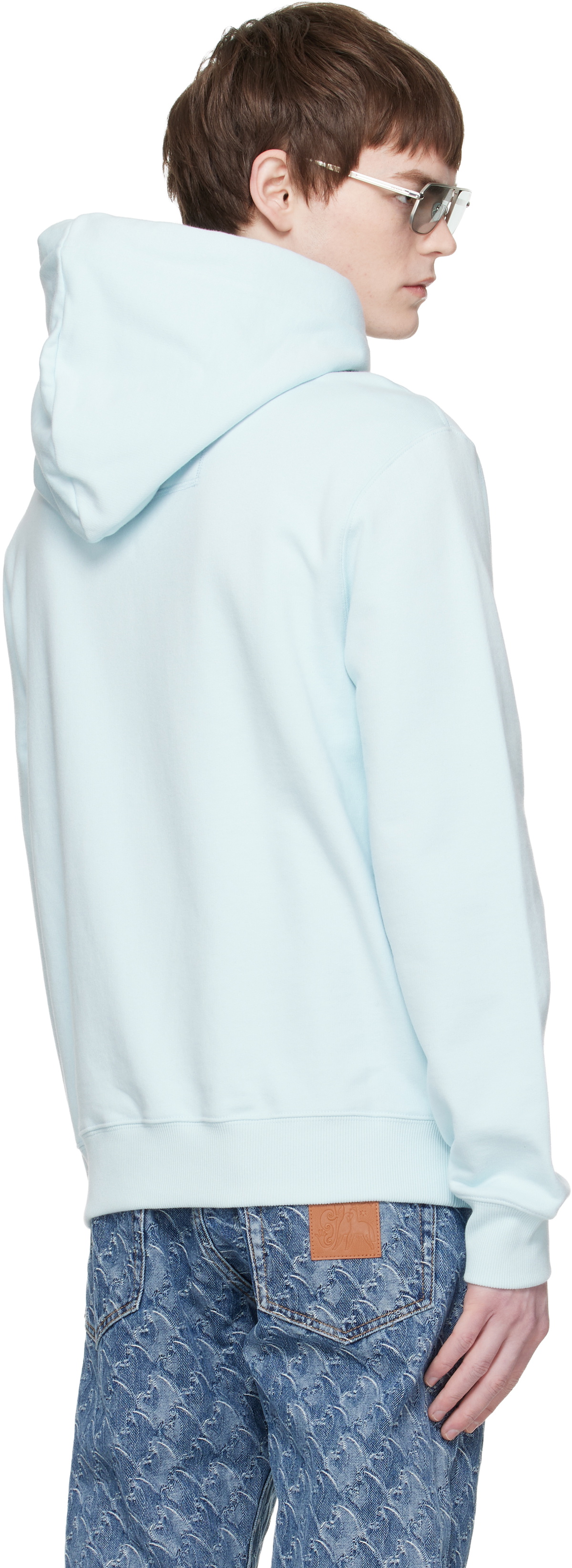 Lanvin Blue Lunar Year Horse Hoodie